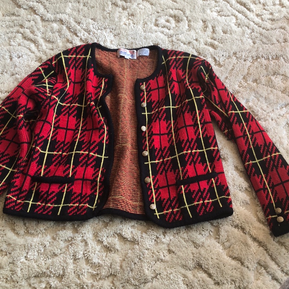 Vintage Clueless Inspired cardigan